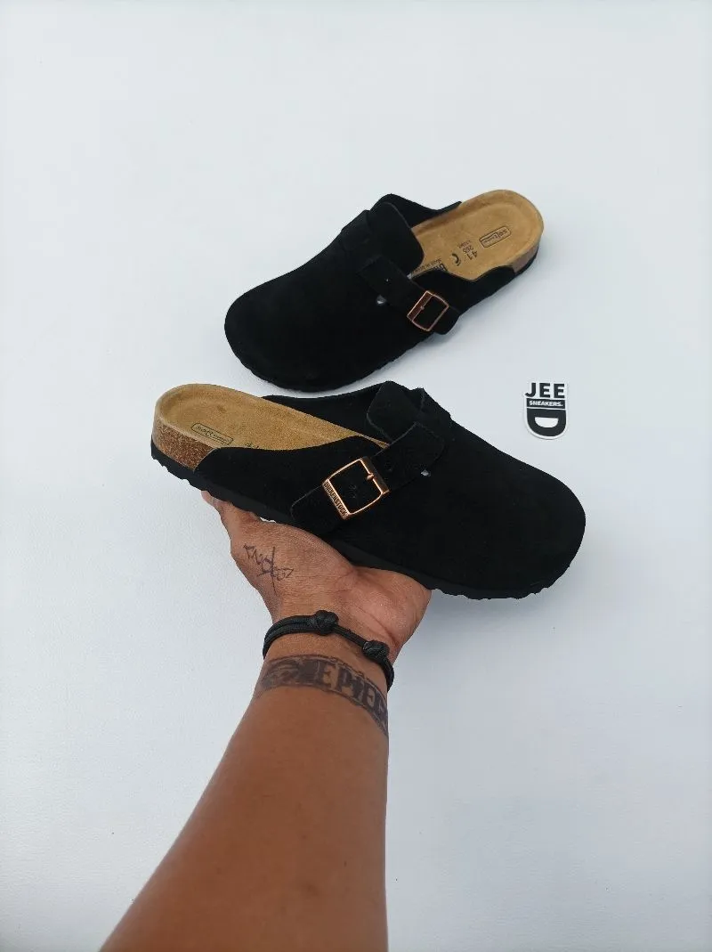 Birkenstock Boston Suede Black photo 1