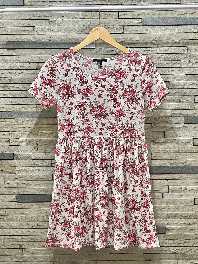 Forever 21 Coquette Summer dress Wanita white photo 1