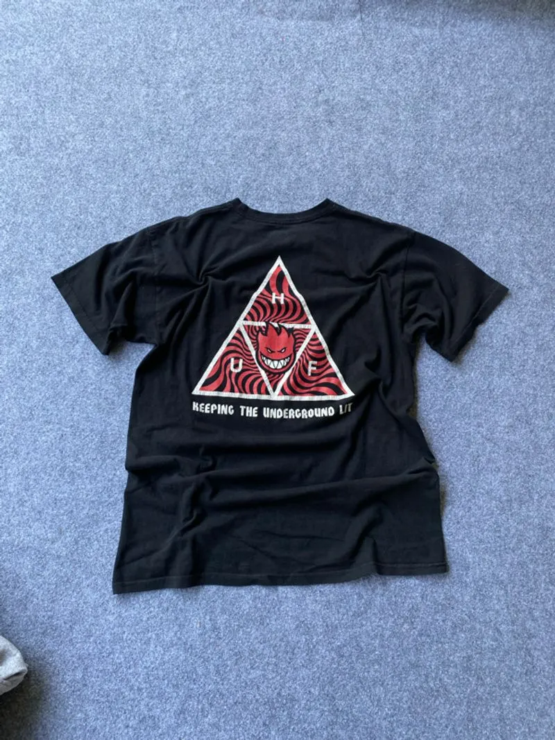 Tshirt Huf X spit fire photo 1