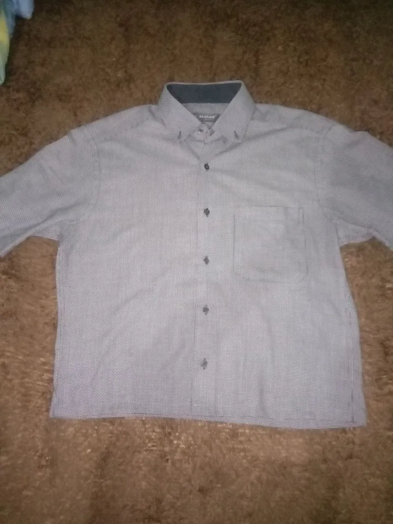 Vintage Streetwear Formal shirt Pria white black gray photo 1
