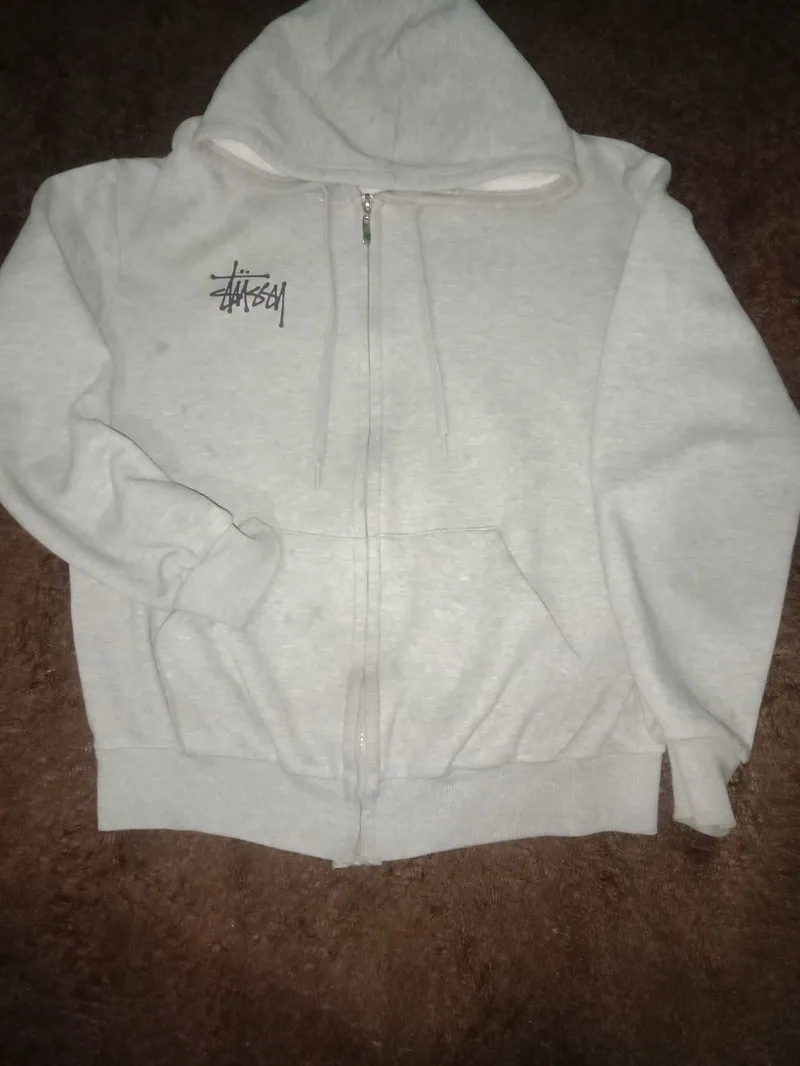 Stussy Streetwear Minimalist Sweater Pria white black gray photo 1