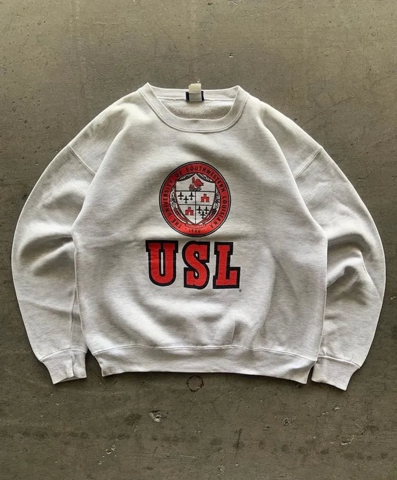 JanSport Vintage Streetwear Sweater Pria white photo 1