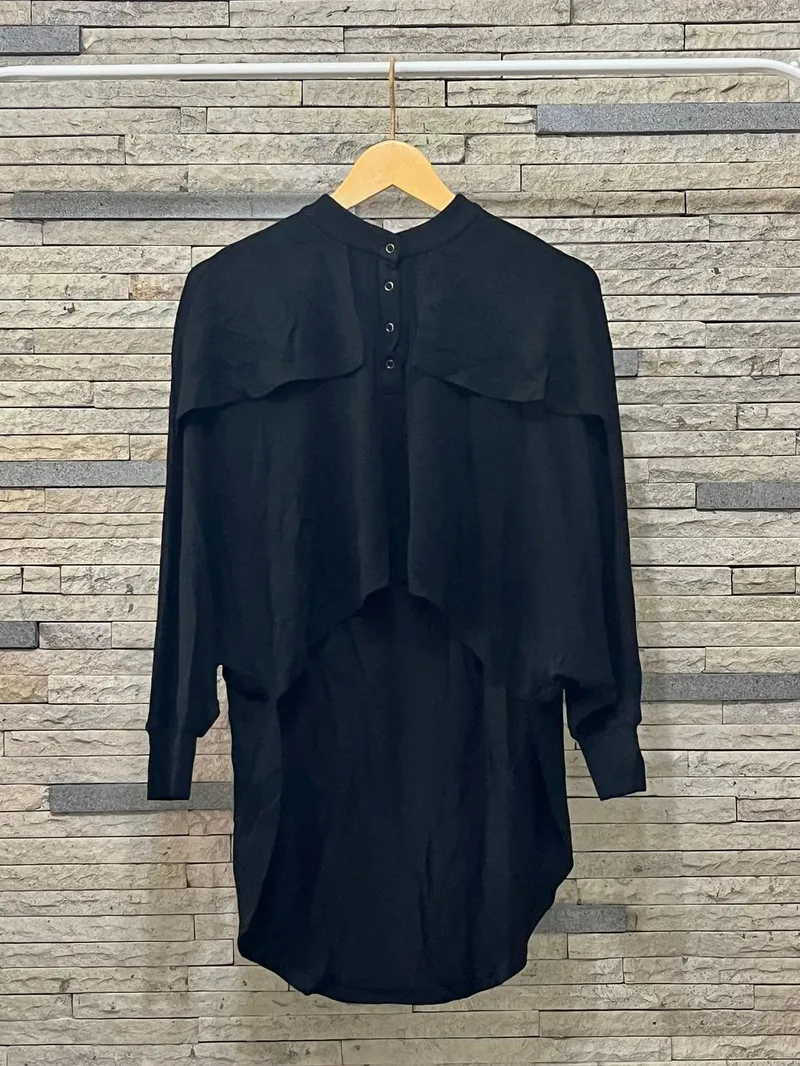 Casual Blouse Wanita black photo 1