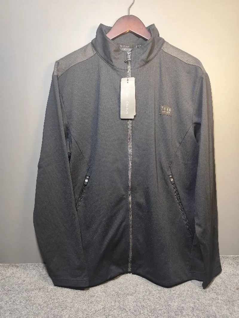 Jaket Olahraga Pria ELLE Sport Hitam Model Casual Elegan photo 1