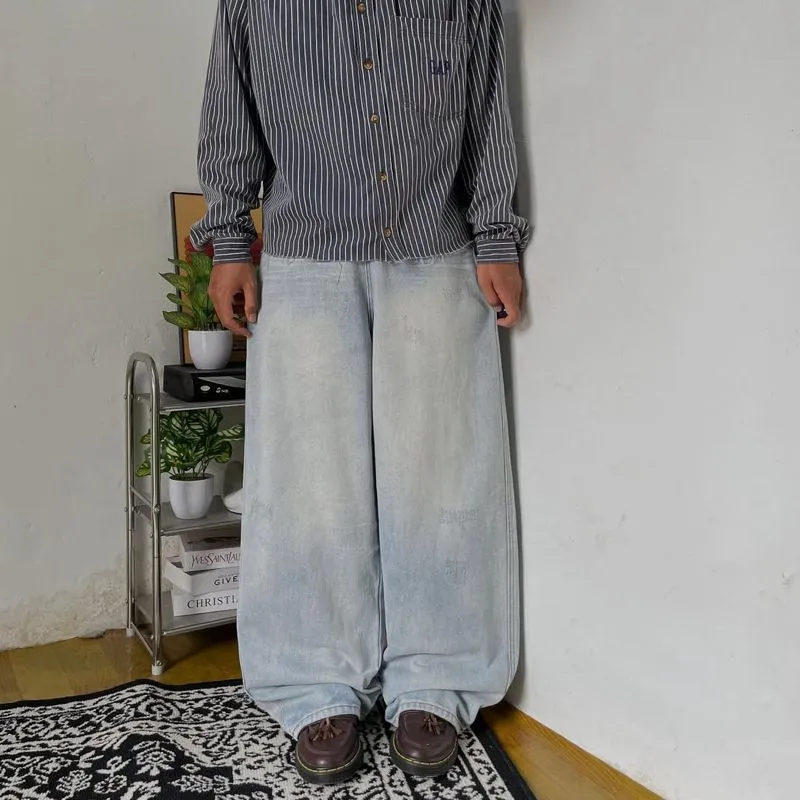 00’s Lightblue baggy jeans Y2K photo 1