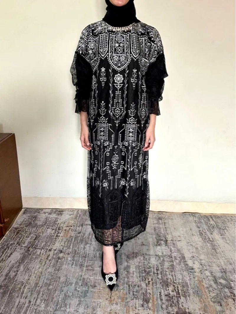 Ama studio azura / outer brokat / dress kondangan photo 1