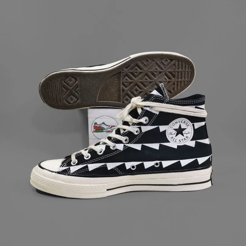 Sepatu Converse CTAS 70s Hi Archive Print BW Preloved