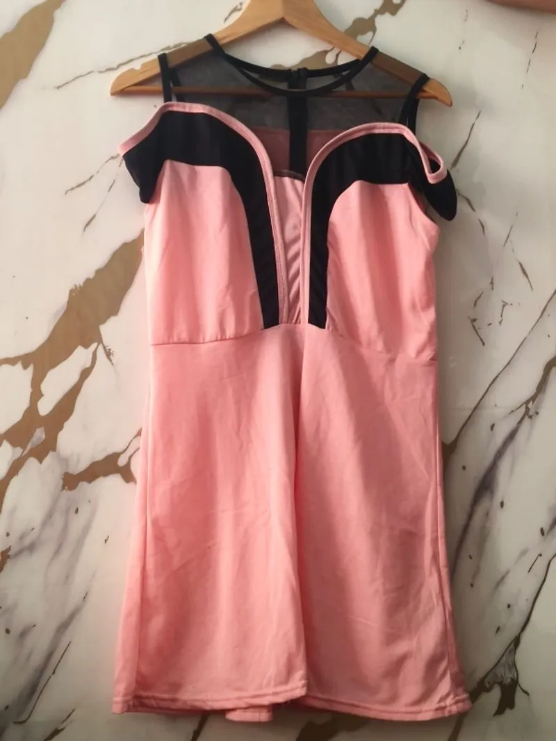 Hv-dress selena peach Preloved