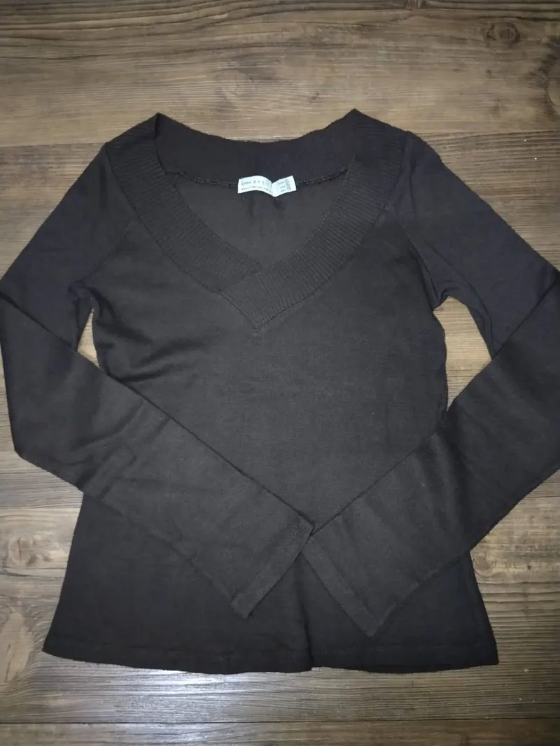 ZARA Vintage Casual Bodysuit Wanita brown photo 1