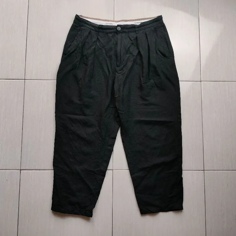 Covernat Trouser Linen Pants Black photo 1