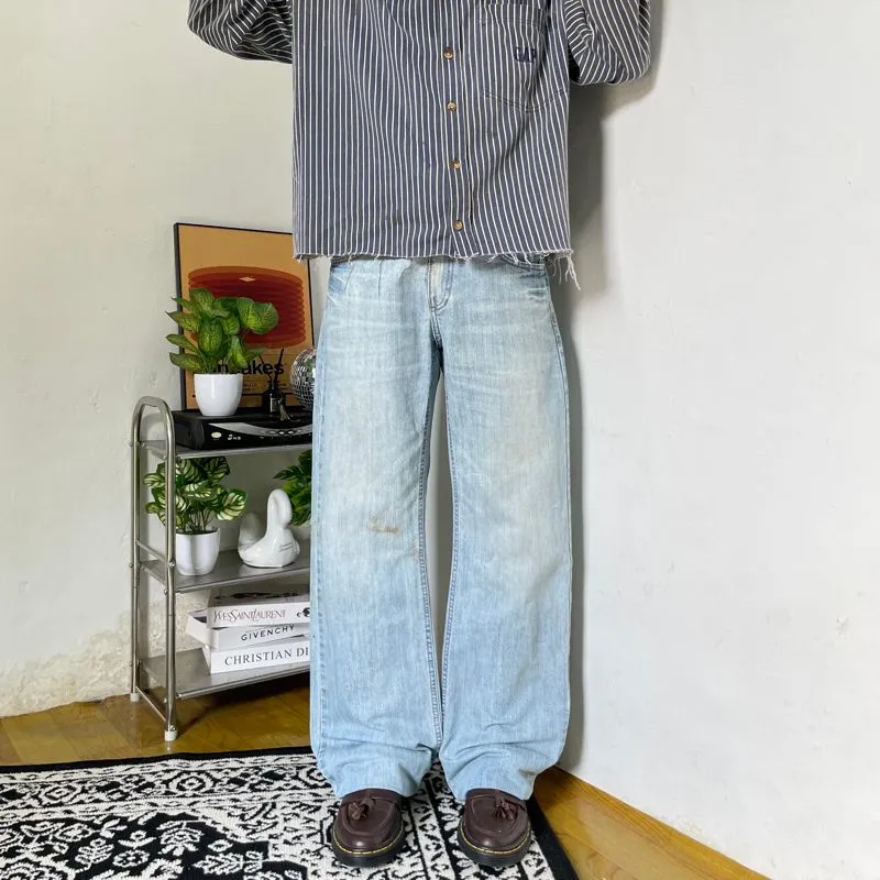 90’s baggy Lightblue jeans made in Japanese  photo 1