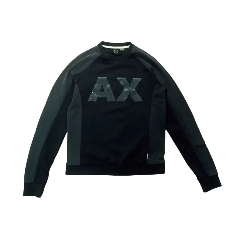 Armani	 Luxury Casual Fleece Pria black gray photo 1