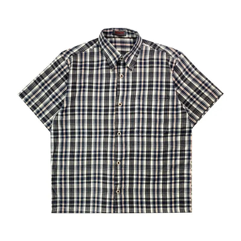(BS-424) E3&Co - Plaid Boxy Shirt/Kemeja Boxy Skena Kotak-Ko photo 1