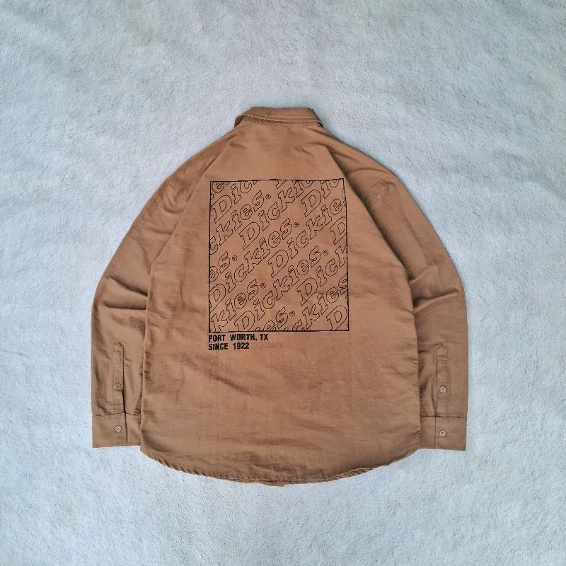 DICKIES SHIRT OUTER BACKPRINT — Beige
 photo 1