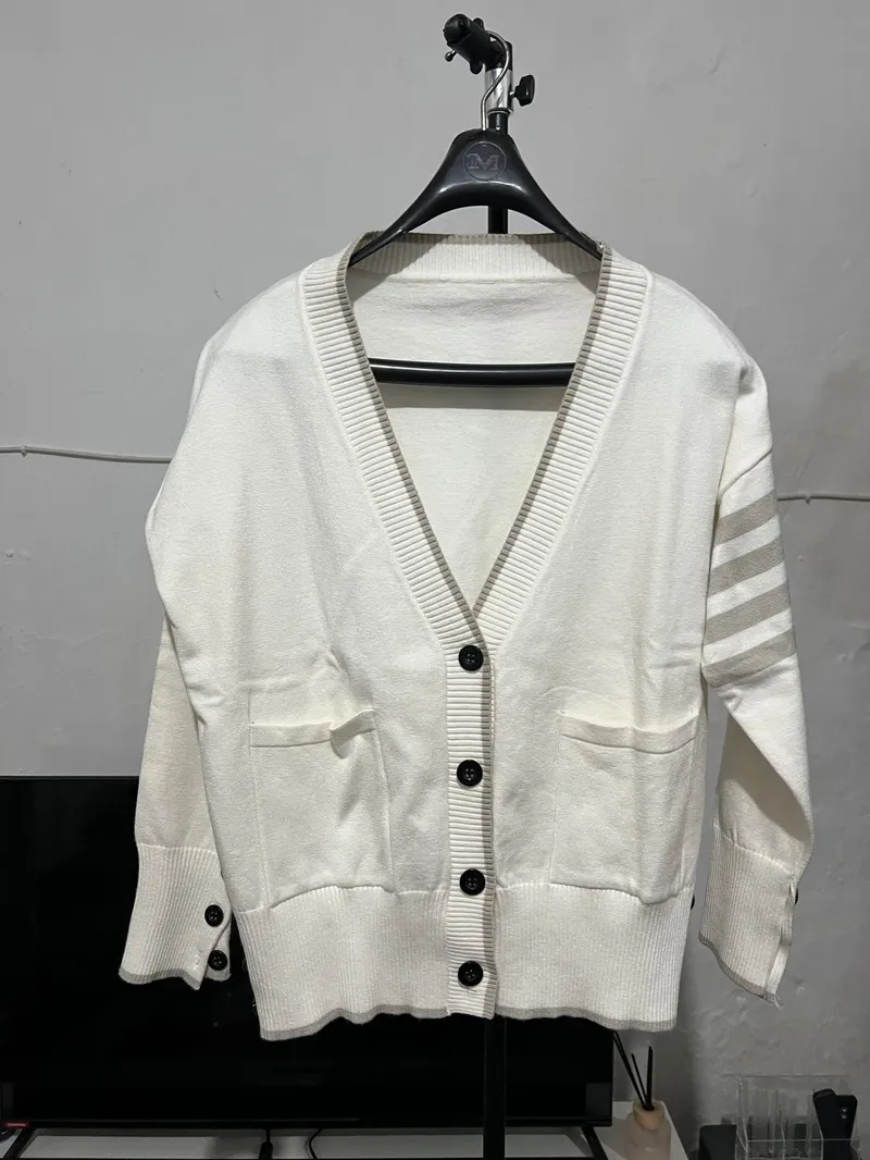 #FR2 Casual Cardigan Wanita white photo 1