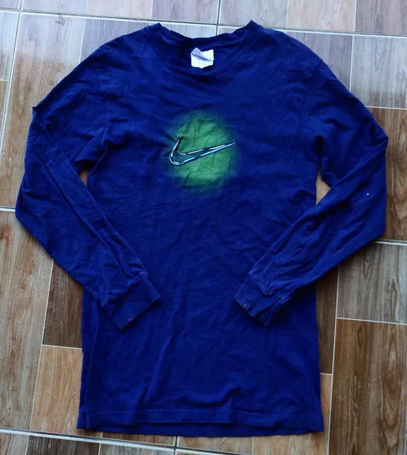 Nike Vintage T-shirt Pria blue photo 1