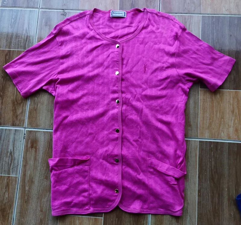 Yves Saint Laurent YSL Casual Shirt Wanita pink photo 1