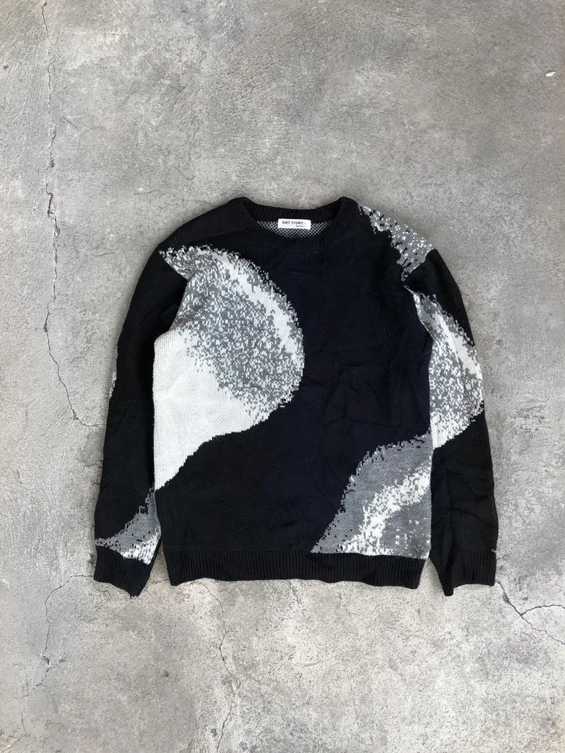 Sweatshirt Pria white black photo 1