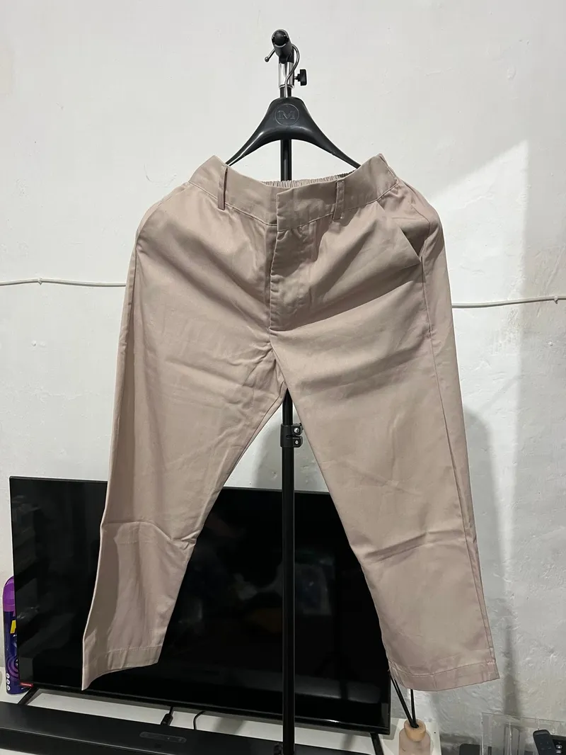 #FR2 Casual Casual trouser Wanita white brown photo 1