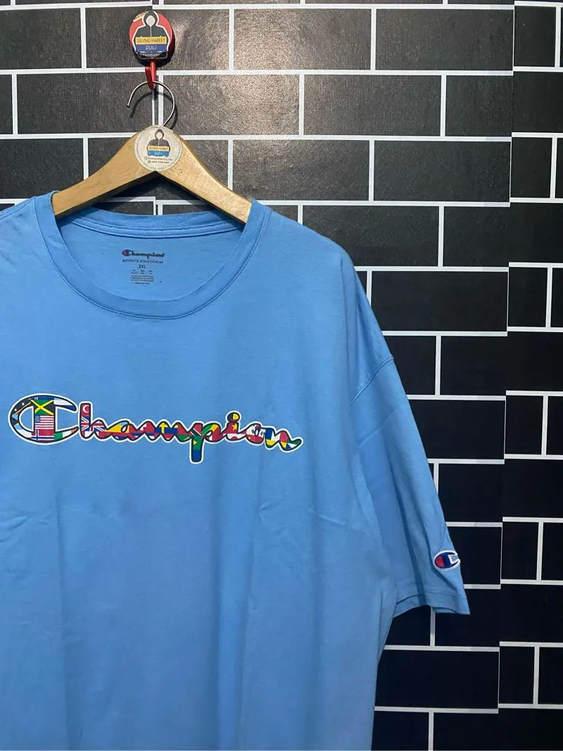 Kaos champion flag big script xxl champion salvador big size photo 1