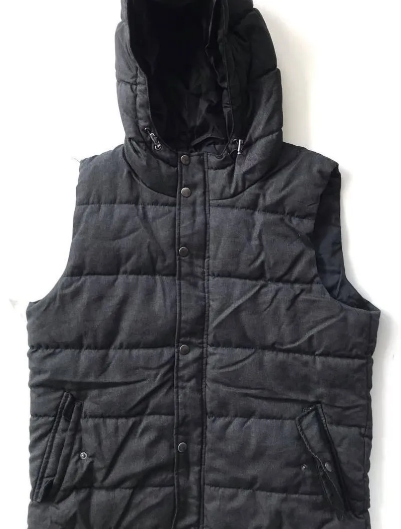 GU Gorpcore Puffer jacket Pria black photo 1