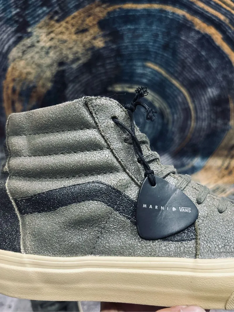 Vans sk8 hi X Marni olive green Preloved