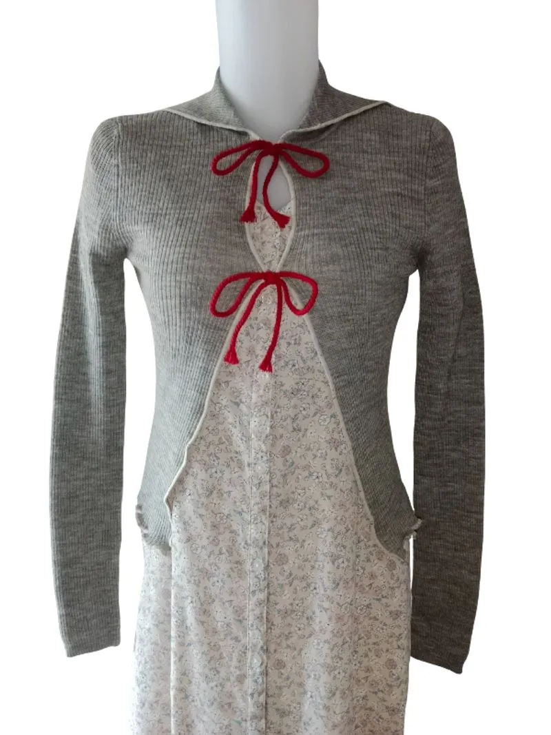 Cardigan UNIQLO Rajut Crop Knitt Press Body photo 1