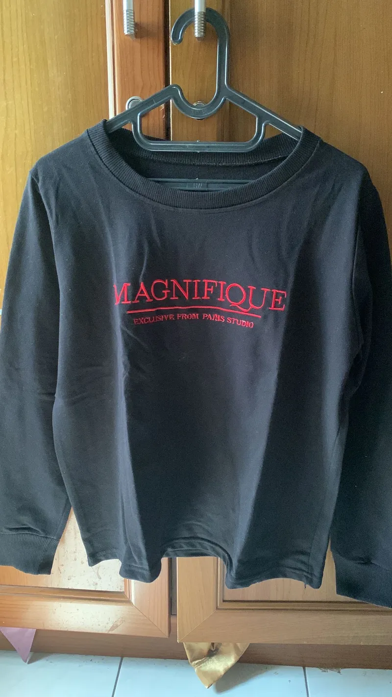 Casual Sweater Wanita black photo 1