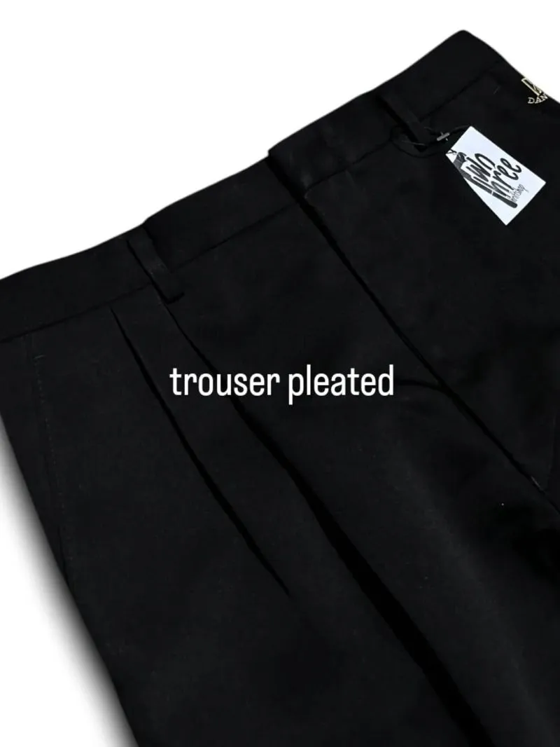 trousers pleated 'black'31 photo 1