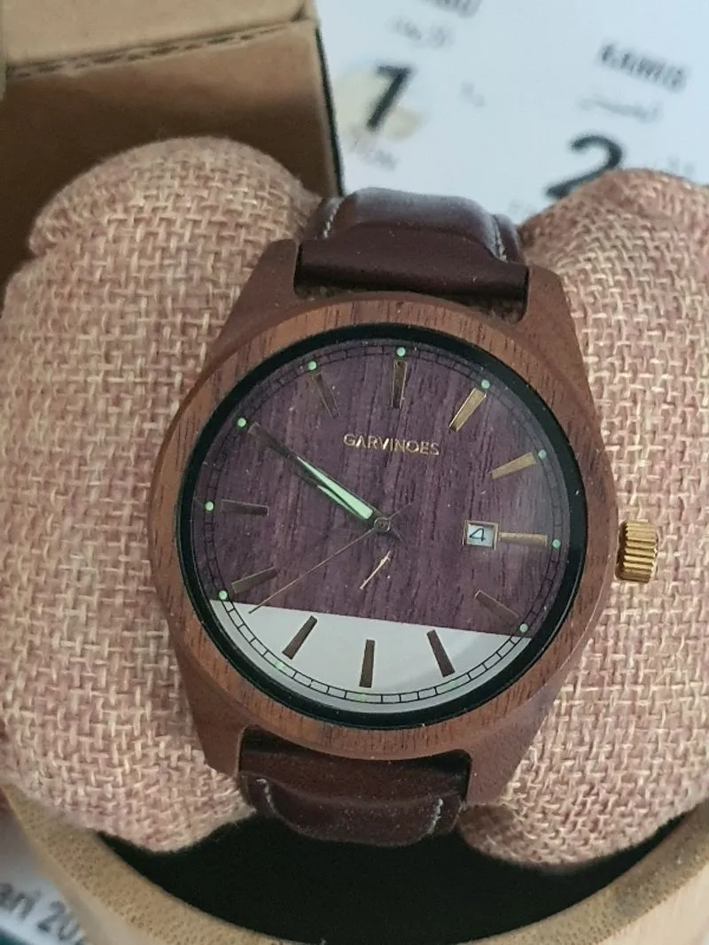 Jam tangan kqyu dark brown photo 1