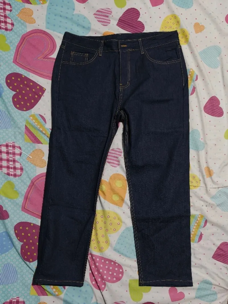 Celana Raw denim Korea 14 oz indigo photo 1