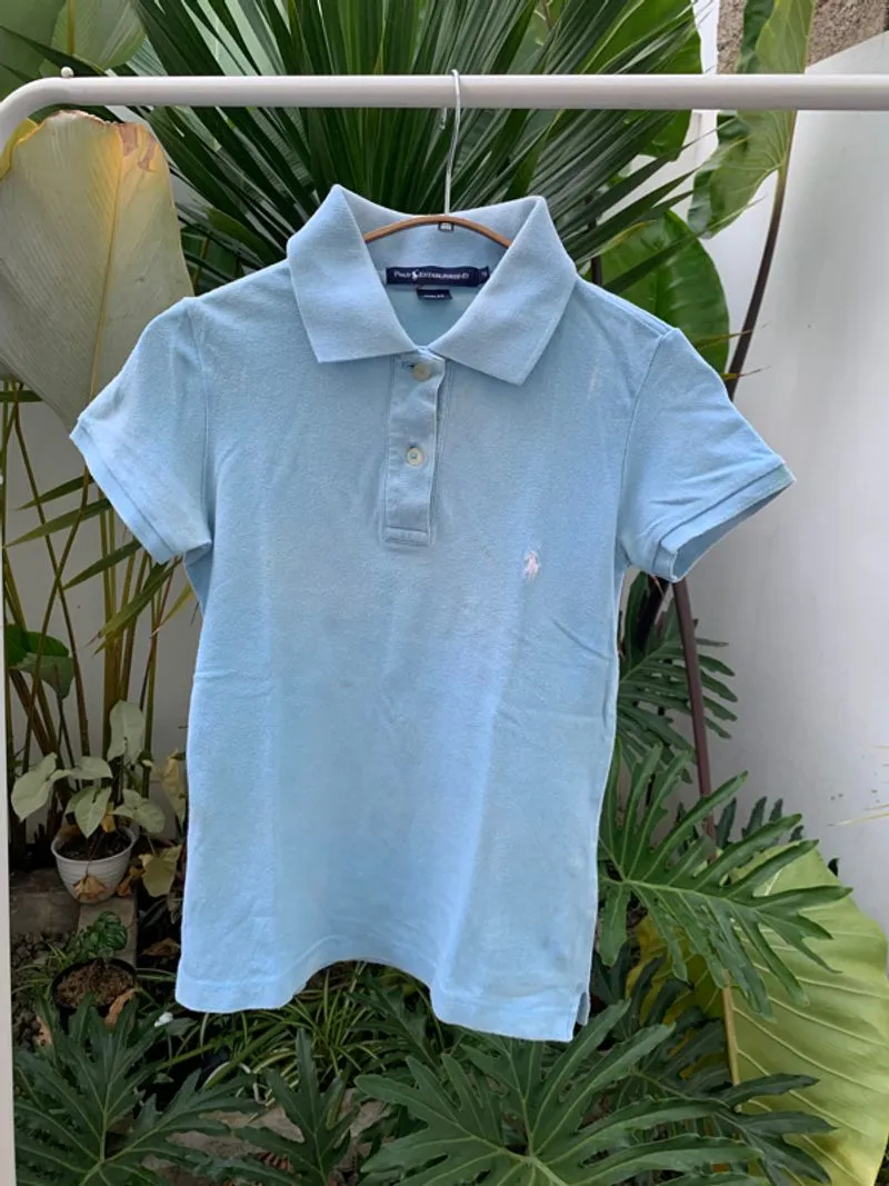 Polo established biru muda photo 1