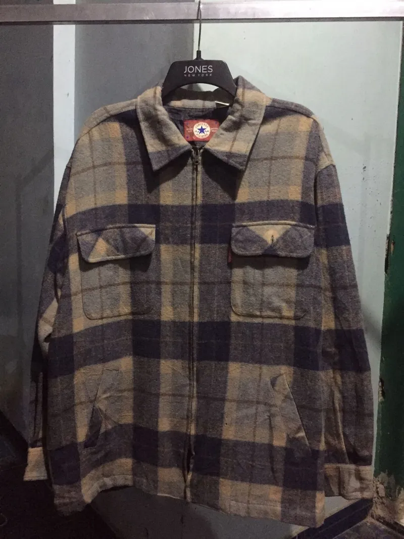 Converse Chuck Taylor flanel light jacket 50% wol photo 1