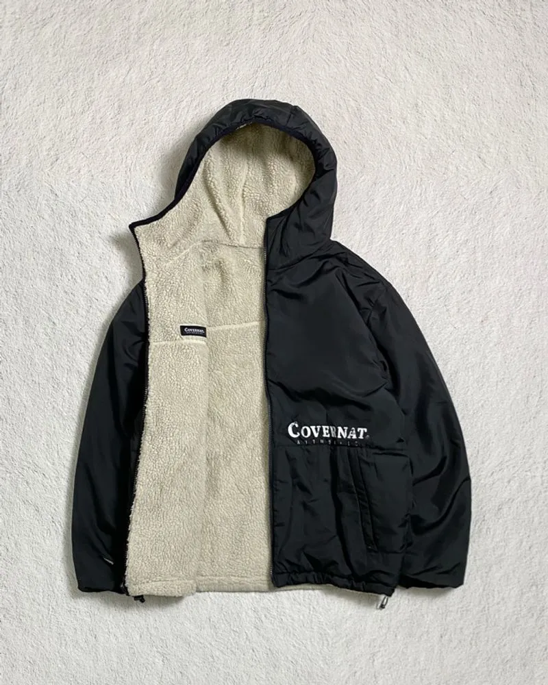 Covernat boa fleece reversible jacket photo 1