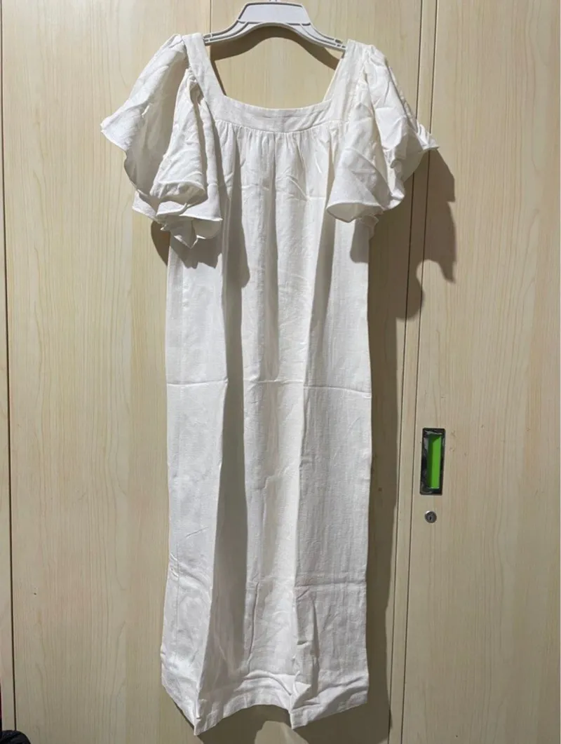 White Dress size : all size! photo 1