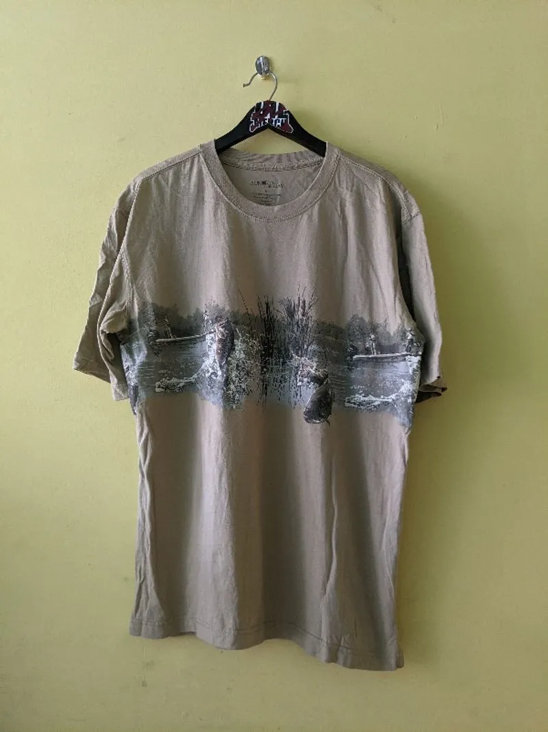Sun River Clothing Co "River Bass Fishing" Graphic Tee photo 1