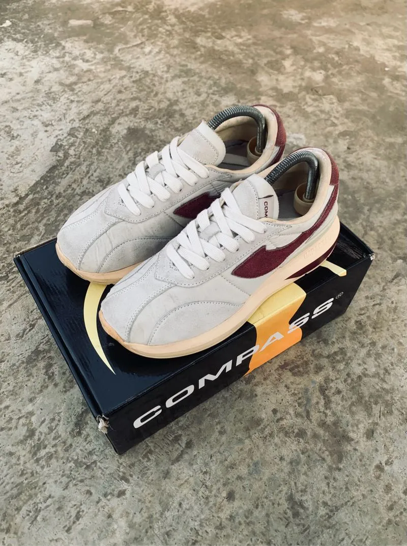 Preloved Compass Impactfuel Maroon White – Size 41 photo 1