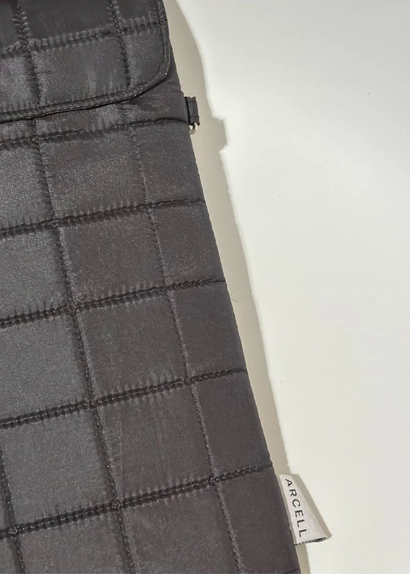 puffy black laptop sleeve  photo 1