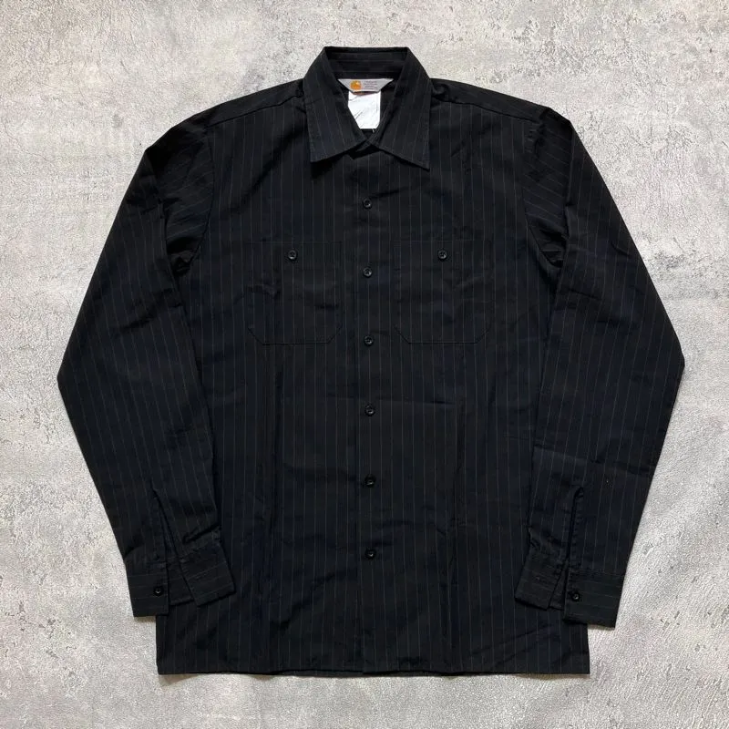 Carhartt minimal stripes double pocket long sleeves shirts  photo 1