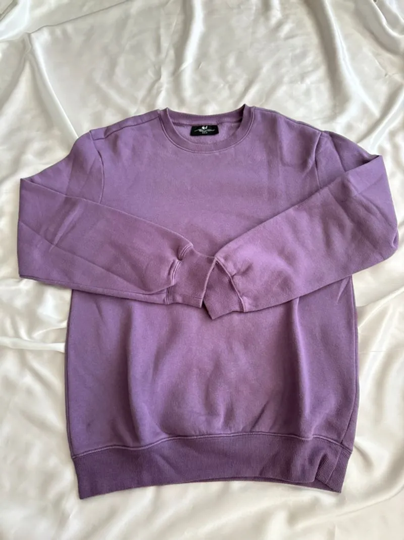 H&M Streetwear Sweatshirt Pria purple photo 1