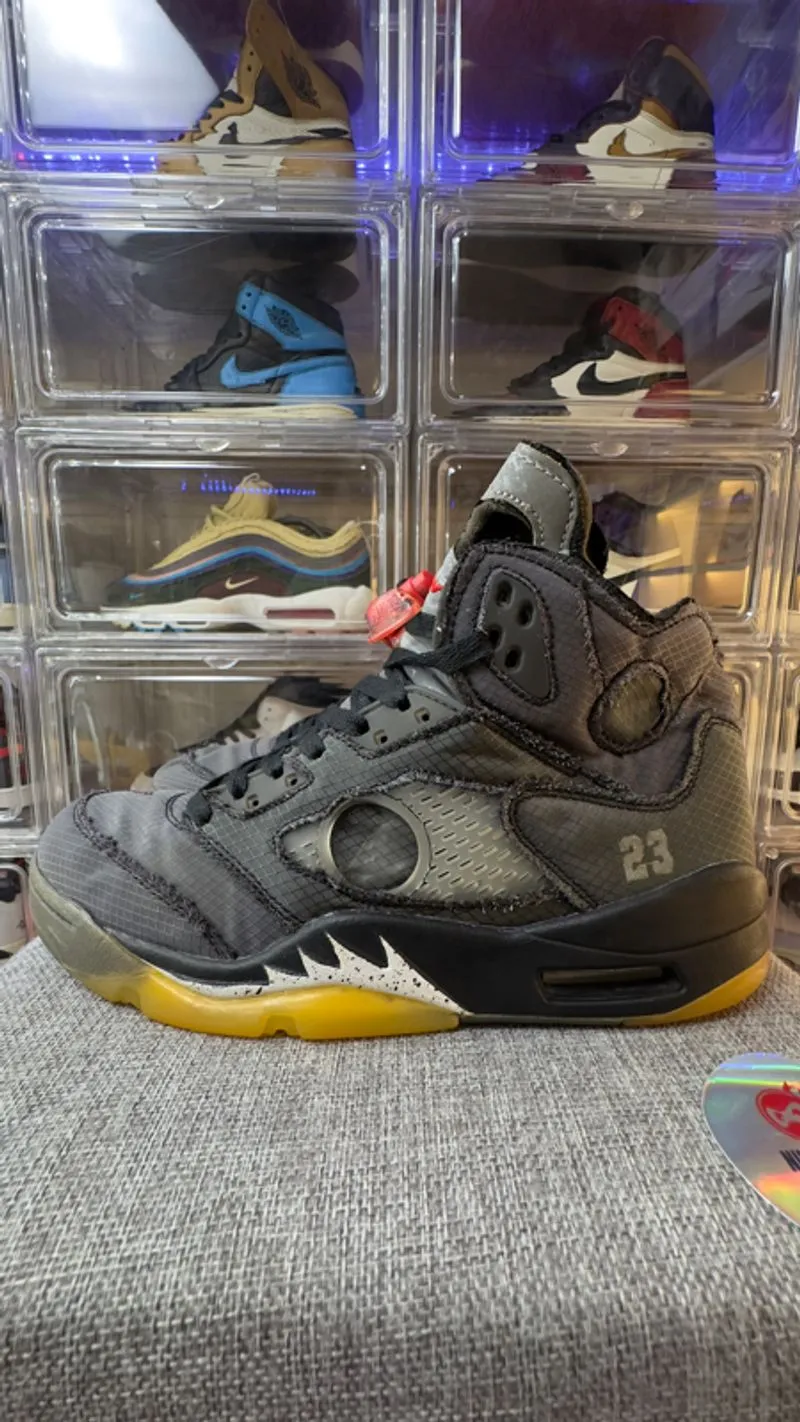 AIR JORDAN RETRO 5 OFF WHITE SP SAIL MUSLIN photo 1