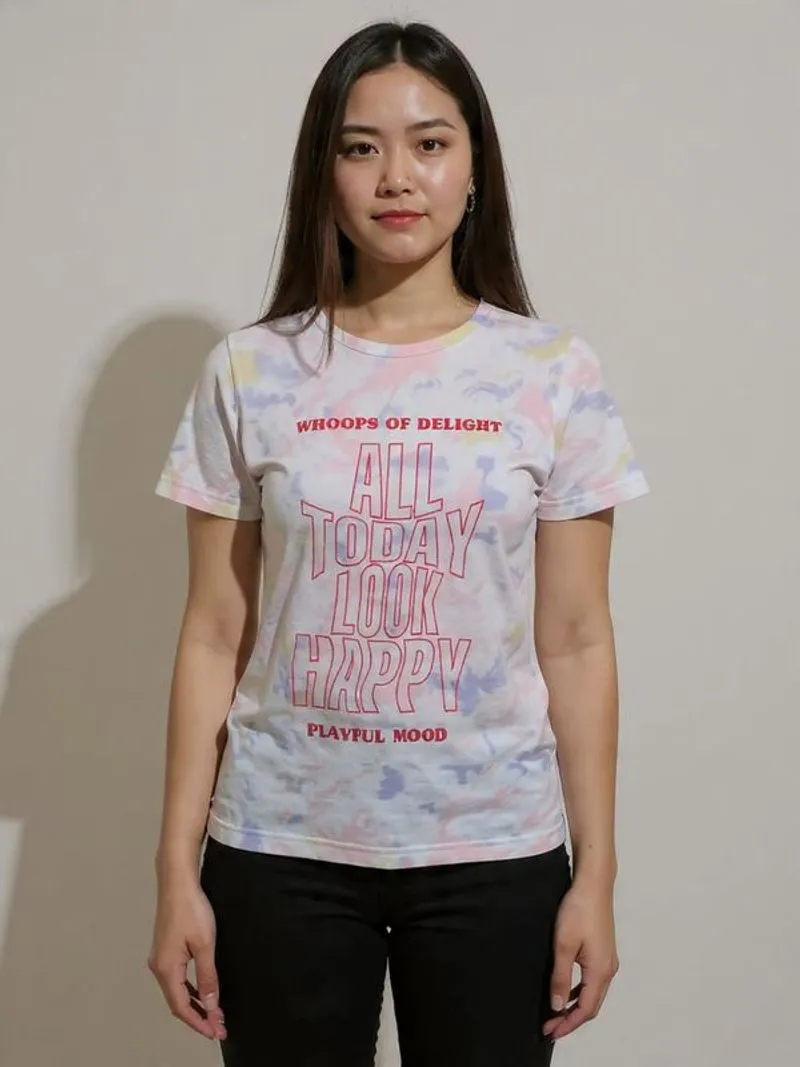 Kaos pendek tiedye photo 1