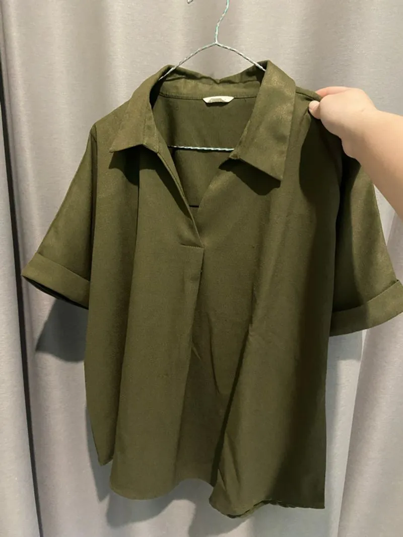 Blouse Asiro Hijau Army photo 1
