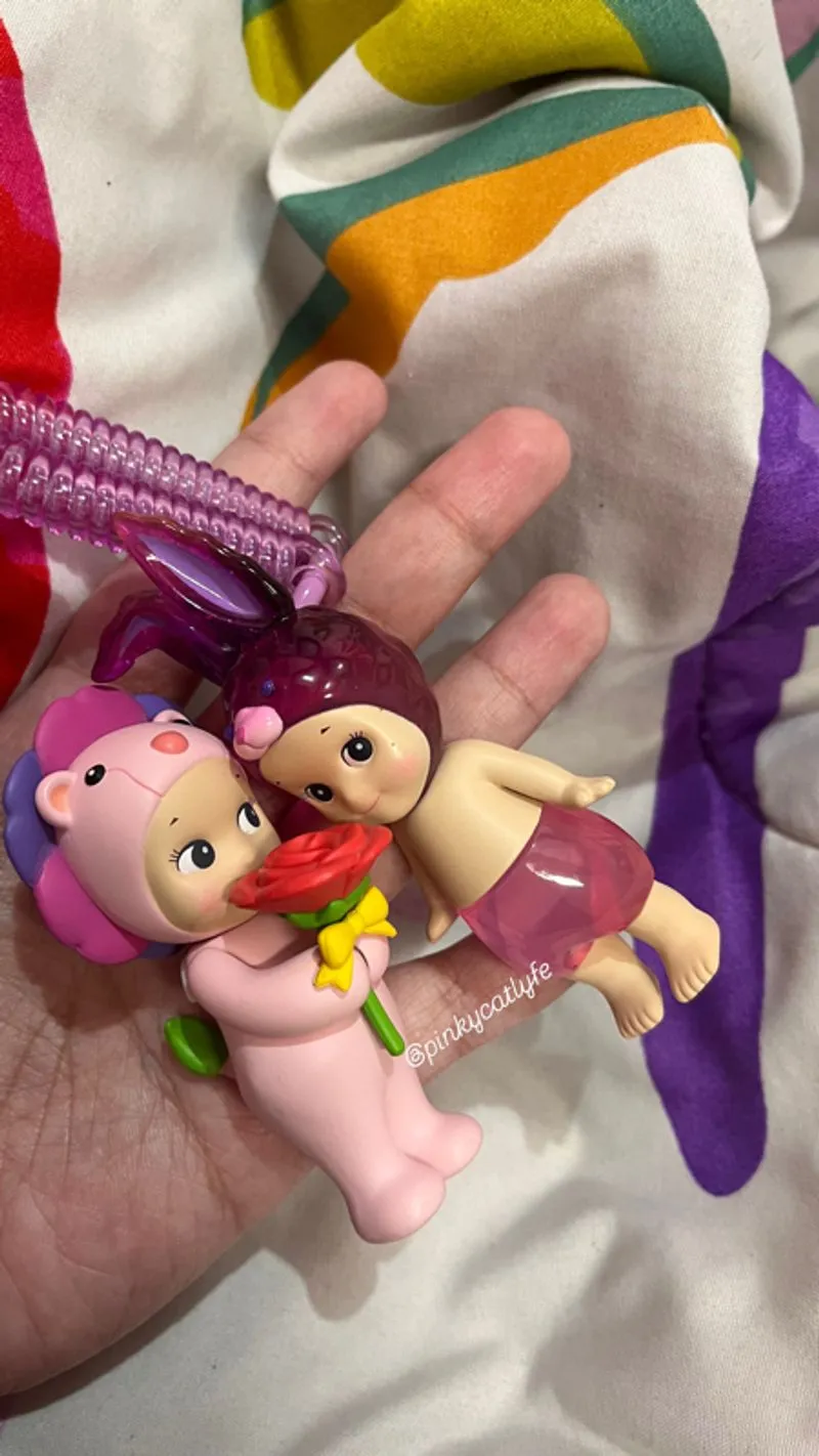 BUNDLE Sonny Angel lion pink & grape rabbit photo 1