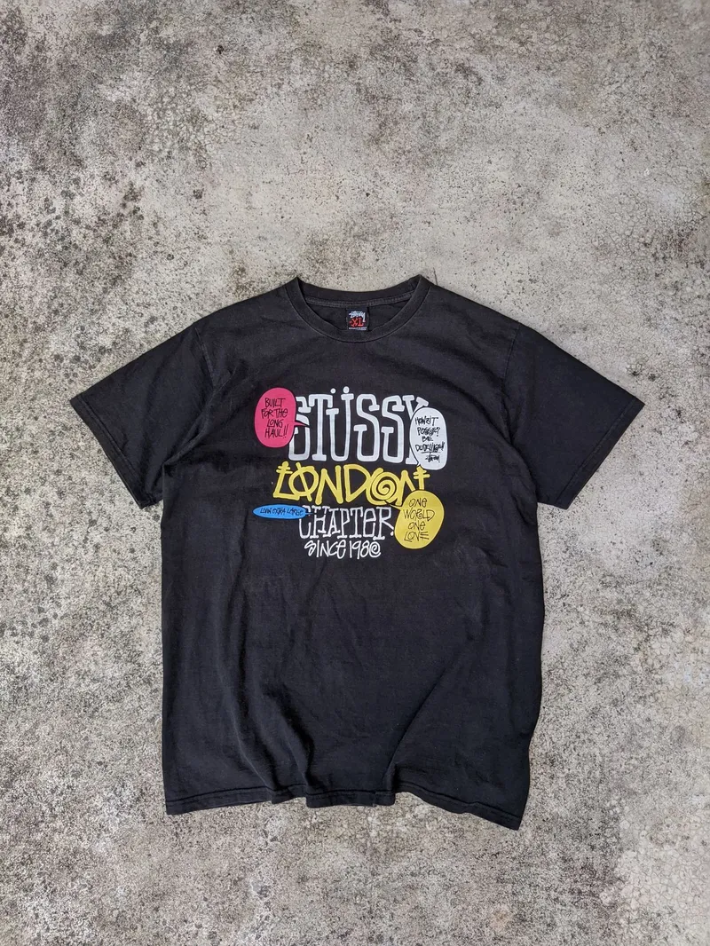 Stussy Streetwear T-shirt Pria black photo 1