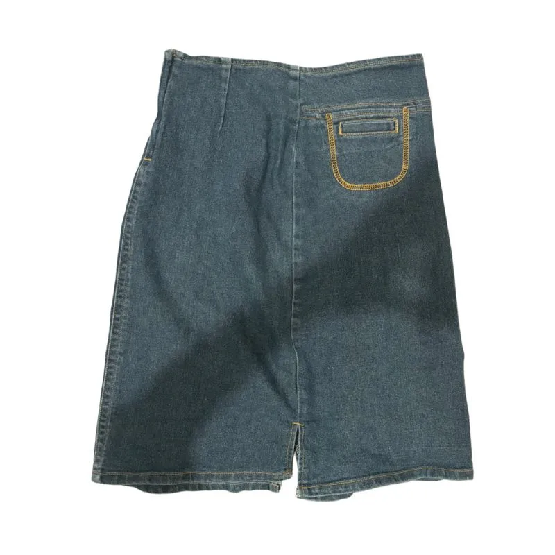 denim pencil skirt photo 1
