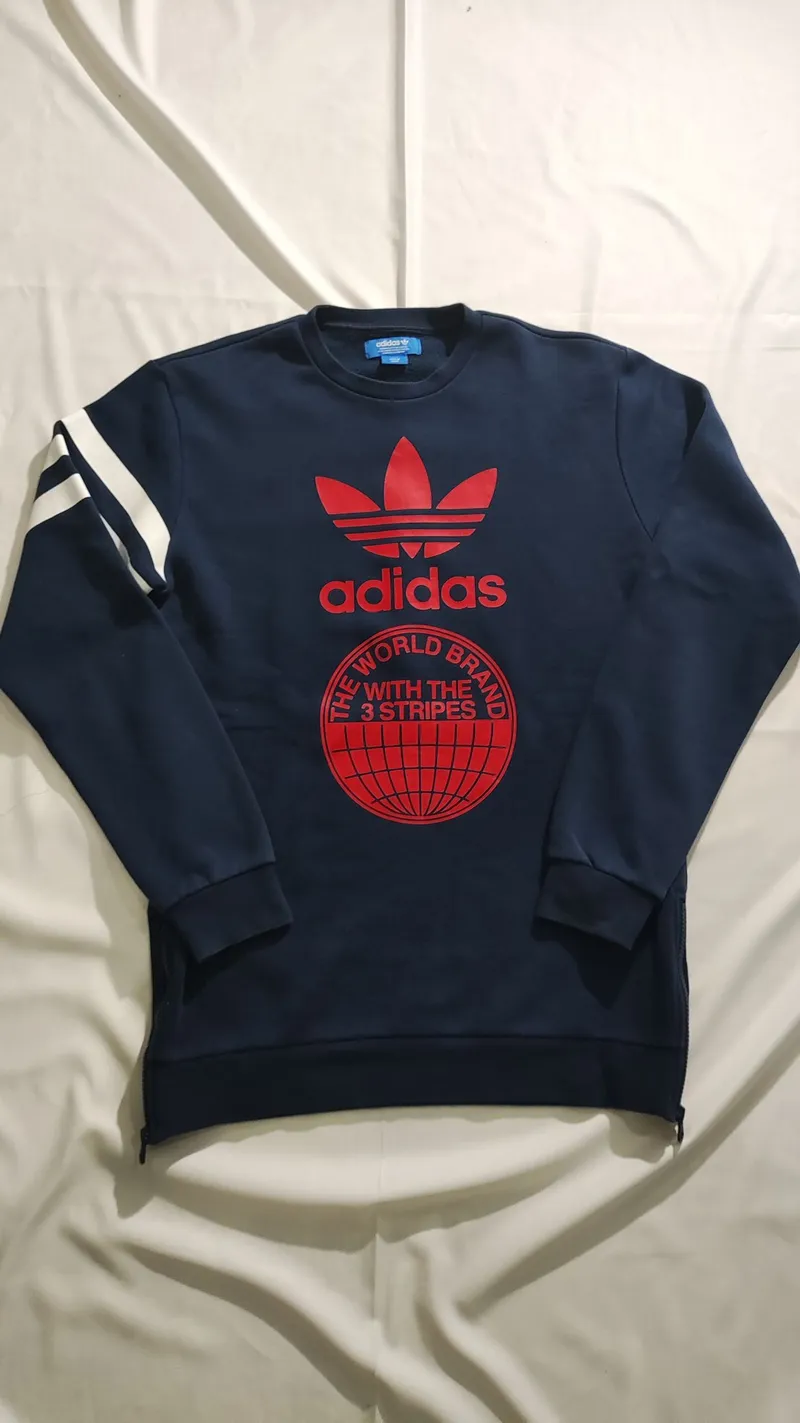 Adidas Streetwear Sweater Pria red blue photo 1
