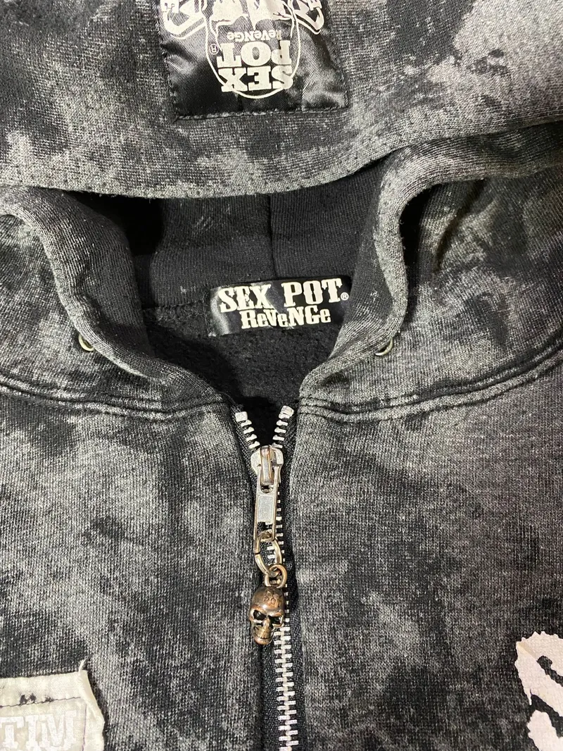 ✅SEX POT REVENGE leopard hoodie jacket ✓SEX POT REVENGE leopard hoodie jacket Other Designers
