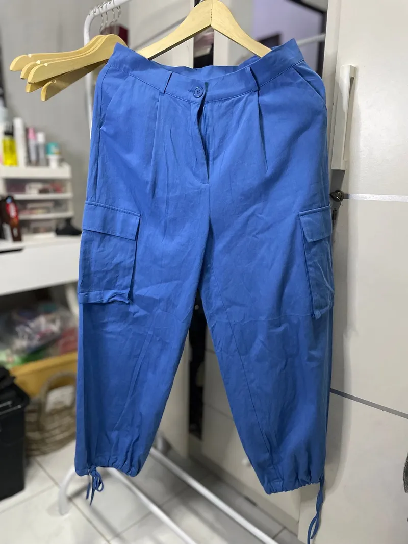 Forever 21 Streetwear Casual Sweatpants & Joggers Wanita blue photo 1
