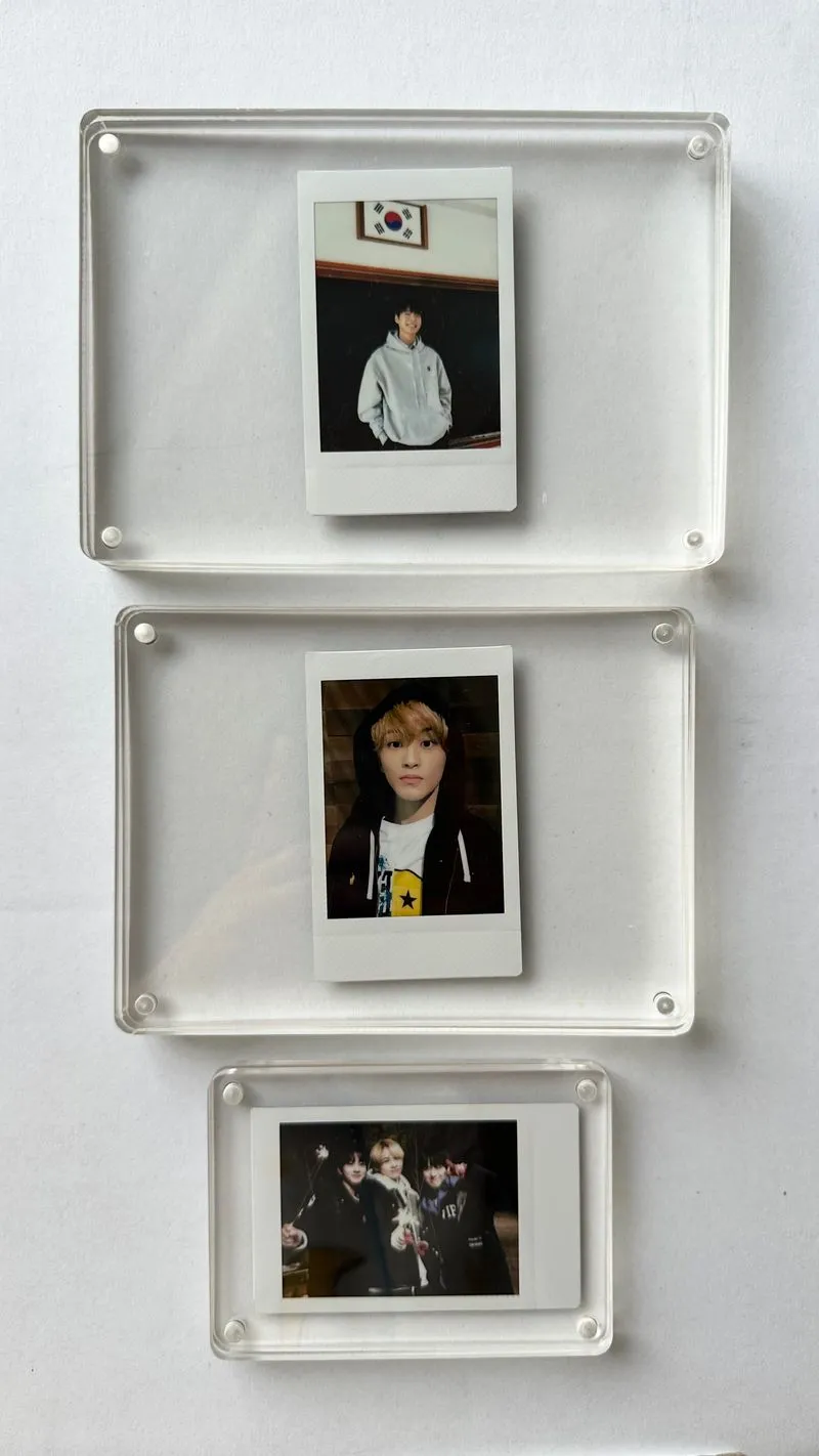 3pcs Frame photo bingkai foto acrylic transparant akrilik ma photo 1